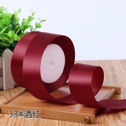 (25 Yards/roll) Silk Satin Ribbons Gift Wrapping Decoration Christmas Ribbons DIY Handmade Supplies Ribbon 6/10/15/20/25/40/50mm