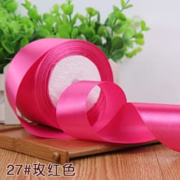 (25 Yards/roll) Silk Satin Ribbons Gift Wrapping Decoration Christmas Ribbons DIY Handmade Supplies Ribbon 6/10/15/20/25/40/50mm