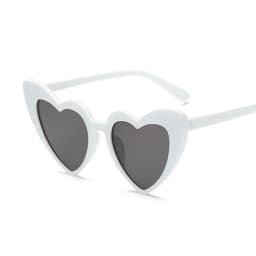 Love Heart Cat Eye Sunglasses Woman Vintage Christmas Gift Black Pink Red Heart Shape Sun Glasses For Woman Uv400