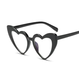Love Heart Cat Eye Sunglasses Woman Vintage Christmas Gift Black Pink Red Heart Shape Sun Glasses For Woman Uv400