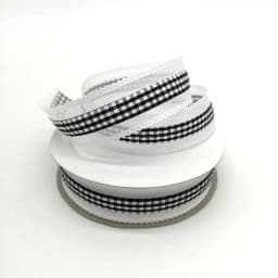 5 yards 1" 25mm Ribbon Wedding Party Decoration Plaid Organza Gift Wrapping Hair Bows DIY Christmas