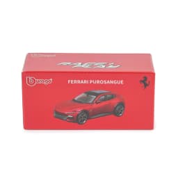 Bburago 1:64 FERRARI Purosangue  296 GTB ASSETTO FIORANO car model series children's Christmas boy gift toys