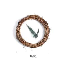 10cm/15cm/20cm Artificial Rattan Frame Home wedding Christmas party Outdoor Garden Decor DIY Bride Wreath Door hanging accessory