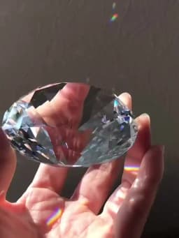 Colors Crystal Diamond Shaped Paperweight Decorative Cut Glass Giant Gemstone Wedding Home Decoration Christmas Gift