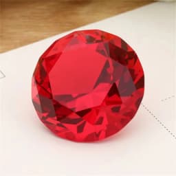 Colors Crystal Diamond Shaped Paperweight Decorative Cut Glass Giant Gemstone Wedding Home Decoration Christmas Gift