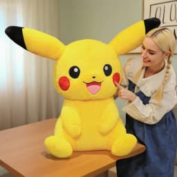 30-75cm Big Size Pikachu Plush Toy Cute Pokemon Pikachu Doll Super Soft Stuffed Pokémon Smile Pikachu Pillow Christmas Gifts Kid