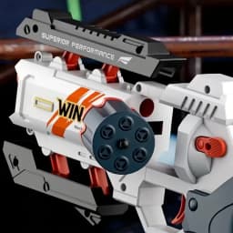 Soft Bullets Revolver Guns Toy Rapid Deformation Manual Loading Outdoor Sports Shooting Game for Children Christmas Gift
