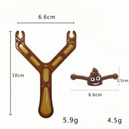 10/20/30Pcs Creative Prank Funny Ejection Poop Slingshot Feces Venting Pressure Halloween and Christmas Carnival Gifts