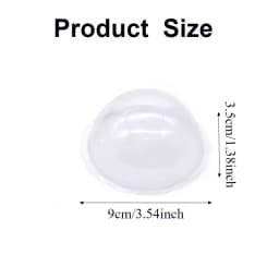 10/20/50/100PCS Plastic Transparent Hemisphere Cover DIY Candy Dome Set Christmas Halloween Party Toys Gift Packaging Cover