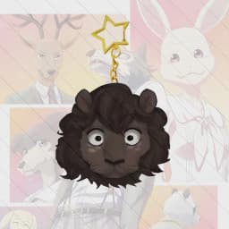 6CM Hot Anime BEASTARS Acrylic Keychain Cosplay Charm Characters Ornament Accessories Good Christmas Gifts