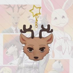 6CM Hot Anime BEASTARS Acrylic Keychain Cosplay Charm Characters Ornament Accessories Good Christmas Gifts