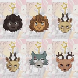 6CM Hot Anime BEASTARS Acrylic Keychain Cosplay Charm Characters Ornament Accessories Good Christmas Gifts