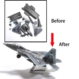 DIY Creative Military Building Blocks SU-57 Heavy Stealth Fighter F-22 F14 B-2 Airplane Model Toys Boys Christmas Gifts