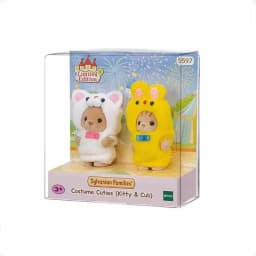 Original Japan Sylvanian Families Anime Figures Christmas Set Robot Unicorn Attack Toy Dressing Party Doll Festival Limited Gift