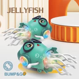Kids Electric Dancing Octopus Toys Auto Sensing Avoiding Obstacles Crawling Electronic Magical Dance Jellyfish Christmas Gifts