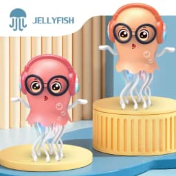 Kids Electric Dancing Octopus Toys Auto Sensing Avoiding Obstacles Crawling Electronic Magical Dance Jellyfish Christmas Gifts