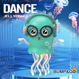 Kids Electric Dancing Octopus Toys Auto Sensing Avoiding Obstacles Crawling Electronic Magical Dance Jellyfish Christmas Gifts