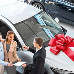 Big Car Bow 30Inch Giant Car Bow for Birthday Christmas Wedding Reception Surprise Party Large Gift Wrapping Bows Huge Present