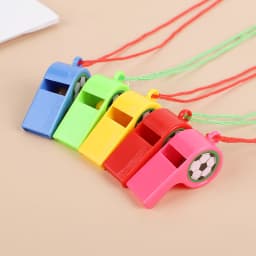 24Pcs Colorful Soccer Whistles Kids Football Birthday Party Favors Goodies Bag Pinata Filler Toys Boy Girl Christmas Gifts