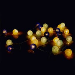 String Lights 10/20/30 LEDs Cotton Thread Balls Home Decoration Lamp for Party Wedding Color Light String Christmas Decorations