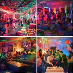 Party Lights, Disco DJ Strobe Lights, Carnival Stage Projector Effects, Dance Club Lighting DJ Christmas Halloween Birthday Fami