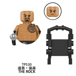 THE WWE Champion TP519-526 ROCK Undertaker Mini Action Figures Bricks Educational Diy Toys Gifts Christmas For Children