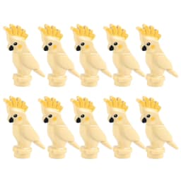DIY City Street View Animal Series Building Blocks Zoo Pet Flamingo Owl Parrot Farm Accessories Bricks Friends Christmas Toys