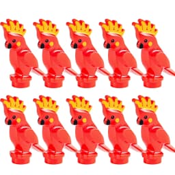 DIY City Street View Animal Series Building Blocks Zoo Pet Flamingo Owl Parrot Farm Accessories Bricks Friends Christmas Toys