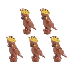 DIY City Street View Animal Series Building Blocks Zoo Pet Flamingo Owl Parrot Farm Accessories Bricks Friends Christmas Toys