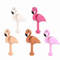 DIY City Street View Animal Series Building Blocks Zoo Pet Flamingo Owl Parrot Farm Accessories Bricks Friends Christmas Toys
