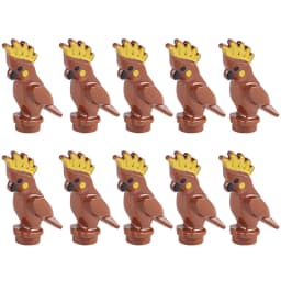 DIY City Street View Animal Series Building Blocks Zoo Pet Flamingo Owl Parrot Farm Accessories Bricks Friends Christmas Toys