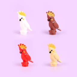 DIY City Street View Animal Series Building Blocks Zoo Pet Flamingo Owl Parrot Farm Accessories Bricks Friends Christmas Toys