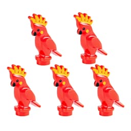 DIY City Street View Animal Series Building Blocks Zoo Pet Flamingo Owl Parrot Farm Accessories Bricks Friends Christmas Toys