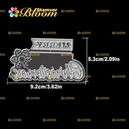 Original Lovely Layers Christmas Title MERRY CHRISTMAS Metal Cutting Dies Scrapbooking Decorative Embossing