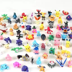 144PCS Pokemon Figure Toys, Blind Box Anime Pikachu Action Figure Model, Ornament Decoration, Collectible Toys, Christmas Gifts