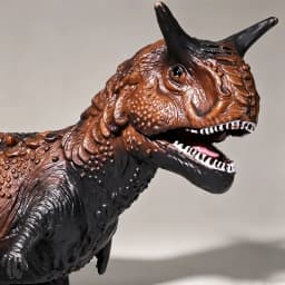 High Detail Carnotaurus Dinosaur Toy, Solid Plastic Lifelike Dino Figurine, Birthday Christmas Gift for Kids Boys & Girls