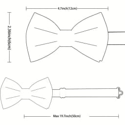 Men's and Women's Adjustable Bow Tie-Slim Fit Formal Wear with Secure Straps,Suitable for Wedding,Parties,Christmas,Thanksgiving