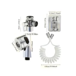 Wall-Mounted Faucet Extender with Shower Head, Pet Bathing Bathroom Adapter, Perfect Christmas Halloween Gift for Pet Owners