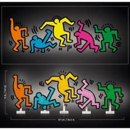 New Art Series Dancing Blade Shadow Shaped Building Blocks Set Suitable for Children's Christmas and Birthday Gift Toys