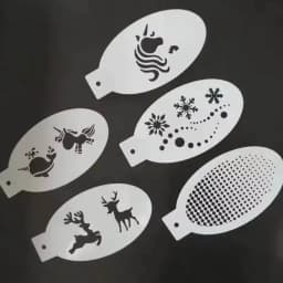 PET Stencil For Face Body Face Painting Paint Reusable Templates For Body Arts Cosplay Halloween Christmas Party