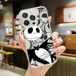 HOT The Nightmare before Christmas Magnetic Phone Case for iPhone 17 16 15 14 13 12 11 8 7 Air Plus Pro Max Soft Clear Tpu Cover