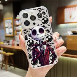 HOT The Nightmare before Christmas Magnetic Phone Case for iPhone 17 16 15 14 13 12 11 8 7 Air Plus Pro Max Soft Clear Tpu Cover