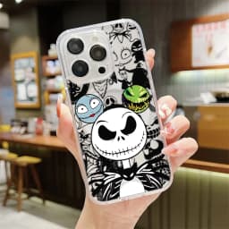 HOT The Nightmare before Christmas Magnetic Phone Case for iPhone 17 16 15 14 13 12 11 8 7 Air Plus Pro Max Soft Clear Tpu Cover