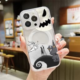 HOT The Nightmare before Christmas Magnetic Phone Case for iPhone 17 16 15 14 13 12 11 8 7 Air Plus Pro Max Soft Clear Tpu Cover