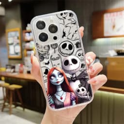 HOT The Nightmare before Christmas Magnetic Phone Case for iPhone 17 16 15 14 13 12 11 8 7 Air Plus Pro Max Soft Clear Tpu Cover