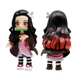 Anime Demon Slayer Figure Tanjiro Kamado Nezuko Anime Blind Box Toys Statue PVC Model Ornament Child Birthday Christmas Gift