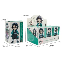 Anime Demon Slayer Figure Tanjiro Kamado Nezuko Anime Blind Box Toys Statue PVC Model Ornament Child Birthday Christmas Gift