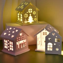 3D House Silicone Mold DIY Christmas Tree Love Star House Ornament Decor Plaster Epoxy Resin Candle Holder Mold Crafts Making