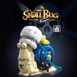 IN STOCK 1590 1591 1592 MOC Popular Anime Den Den Mushi Building Blocks Assembling Bricks Toys for Boys Christmas Gift Sets