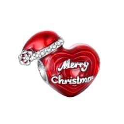 925 Sterling Silver Santa Claus Charms Bead Christmas House Dangle Pendant Fit Bangle Bracelet Necklace DIY Jewelry
